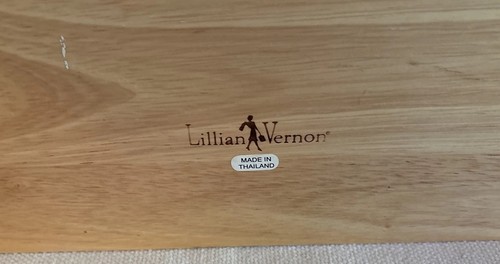 Dispenser Carta da Tavolo Artigianale in Legno Porta Carta da Avvolgimento 14” Lillian Vernon - Foto 4 di 6