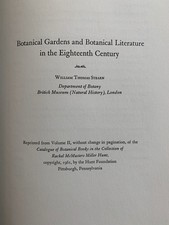 Botanical Gardens and Botanical Literature in...