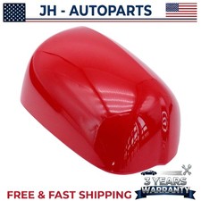 Red Right Driver Side Rearview Mirror Cap Cover For Honda Fitjazz 2009-2013