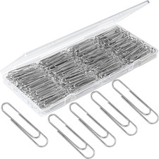 300 Pcs Large Paper Clips, 2 Inch Jumbo Paperclip, Stainless Steel Paper Clips L