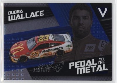 2022 Panini Chronicles Pedal to the Metal Blue 145/199 Bubba Wallace #12 1u6