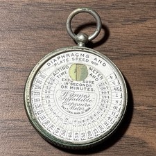 Antique Wynne's Infallible Photographic Exposure Meter Untested