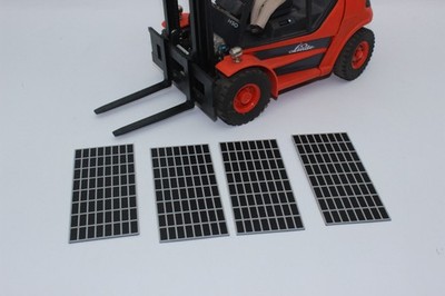 4 x Solarmodule Solarplatte Solarzelle Gebäude Haus 1:14  1:15  1:16 NEU Diorama