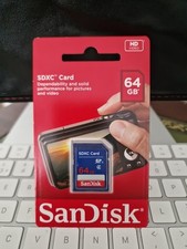 SanDisk 64GB SDXC memory card SDSDB-064G-B35 64 GB SDXC Class 4 Memory Card Blue