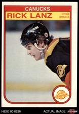 1982 O-Pee-Chee #348 Rick Lanz Canucks 6 - EX/MT