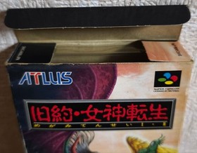Megami Tensei Old Testament Famicom Addicting RPG Cart with Manual & Postcard