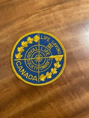 Royal Life Saving Society Canada Life Saving III Patch Vtg