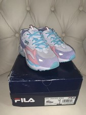 Fila Girls Size 3 Multi Color Sneakers