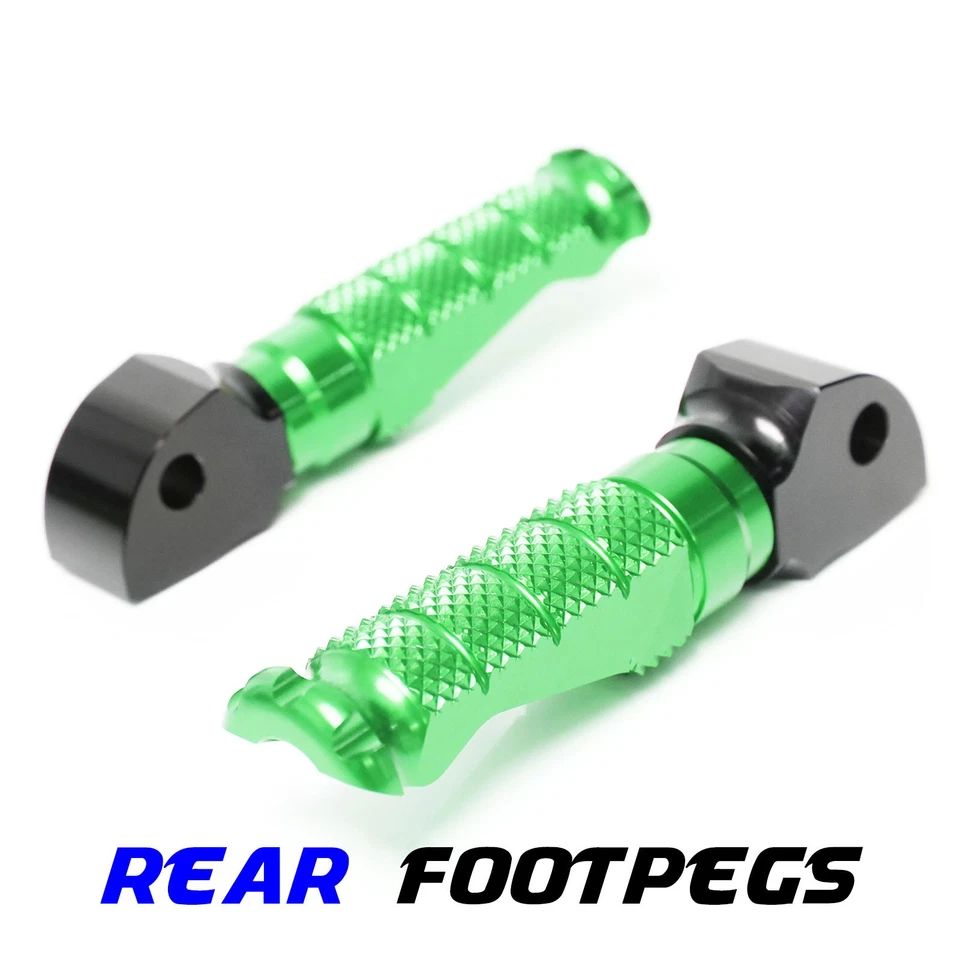 R-FIGHT Green Rear Foot Pegs For Suzuki GSXR 600 01 02 03 04 05 Foto 2 de 4