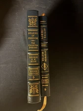 ⭐️ Easton Press Speaking of Freedom Signed by George HW Bush Stephen Breyer