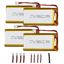 KBT 3.7V 3500mAh Li-Polymer Battery: 933871 Lipo Rechargeable Lithium-ion Rep...
