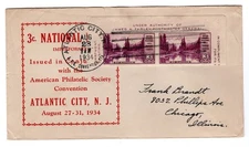 #750a Mt Ranier National Park 1934 FDC - Planty #20 Variety