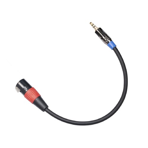 Jack 3.5mm to 3Pin XLR Cable TRS Male to XLR Female Audio Adapter Mic Cable 30cm - Photo 3/11