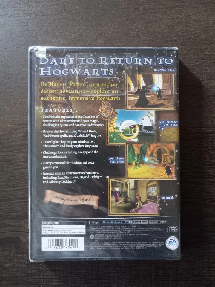 2002 Harry Potter And The Chamber Of Secrets Playstation 2 1st Print New Factory - Image 2 of 4