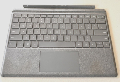 Microsoft Surface Pro 3, 4, 5, 6 Type Cover Backlit Keyboard Model 1725 - Gray
