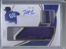 2019 Panini Immaculate Doubles Gold 39/49 Garrett Hampson #D-GH Auto 0g4