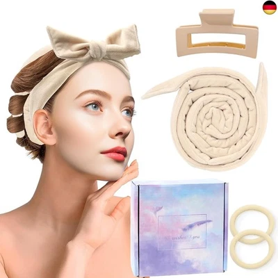 MARKE AERZOUSER Lockenwickler Über Nacht, Heatless Curls Band, Lotta Curls, Hitzefreie