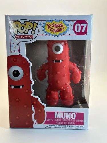 FUNKO POP TELEVISION YO GABBA GABBA #07 MUNO VAULTED VINYL FIGURE