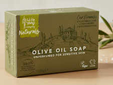 Little Soap Olive Oil Soap Bar - Vegan, Cruelty Free, No SLS or Parabens