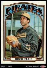 1972 Topps #179 Dock Ellis Pirates 8 - NM/MT