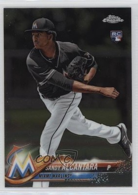 2018 Topps Chrome Sandy Alcantara #128 07i7