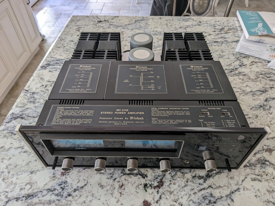 McIntosh MC2155 Vintage Audiophile Stereo Power Amplifier Local