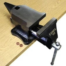 Drop Forged Anvil with 5" Vise Combo
