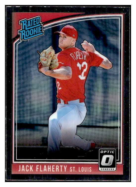 2018 Donruss Optic #55 Jack Flaherty Rated Rookie RC