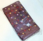 Pampered Chef Napkins 2168 Tiles Set of 2 Purple Color Blocks NEW