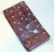 Pampered Chef Napkins 2168 Tiles Set of 2 Purple Color Blocks NEW