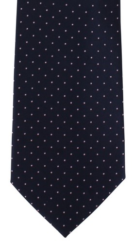 Michelsons of London Mini Spot Extra Long Tie - Picture 9 of 18