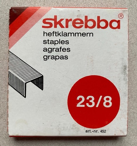 Skrebba - Heftklammern 23/8 **perfekt** - Bild 1 von 2