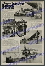 Freistaat Danzig Hafen Kohle Hafenarbeiter Fr...