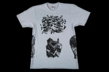 BRAND NEW SS17 SUPREME MC ESCHER COLLAGE TEE WHITE M MEDIUM