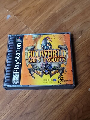 Oddworld Abe's Exoddus (Sony PlayStation 1, PS1) -  No Manual