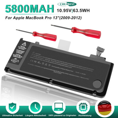 10.95V A1278 A1322 Akku Für Apple MacBook Pro 13'' Mid 2009 2010 2012 Early 2011