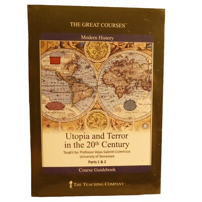 The Great Courses Utopia and Terror in the 20th Century NEW SEALED DVD Guidebook