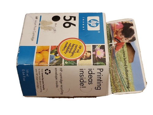 HP 56 (C6656AN#140) Black Inkjet print Cartridge / NEW IN BOX / July 2007 EXP - Picture 3 of 6