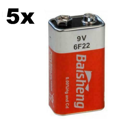 Thumbnail - Blockbatterie 9v Rauchmelder (für) Block 6f22 Ideal Super Heavy Duty
