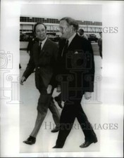 1970 Press Photo Pierre Trudeau Canadian Prime Minister leaves Australia