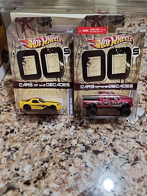 Hot Wheels The '00s Cars Of The Decades Dodge '06 Viper 31/32 And Ram 1500 30/32