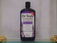 DR TEAL'S  LAVENDER FOAMING BATH SOOTHE  SLEEP  34 OZ