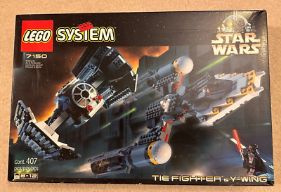 1999 Lego Star Wars set 7150 - TIE Fighter & X-Wing; 100% complete