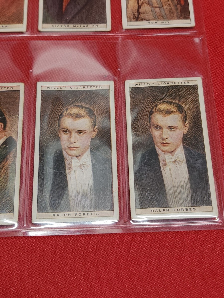cigarette card collectors 1920'S W.D. & H.O. WILLS CIGARETTE COLLECTORS CARD CINEMA STARS LOT OF 13  IMPERI