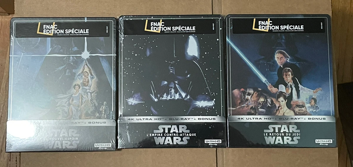 Star Wars Trilogy Episode 4 6 New Hope Empire Jedi 4K Blu Ray