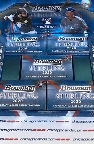 2020 Bowman Sterling Hobby MINI-Box 1 AUTO Look4 Pena Robert Anthony Volpe RC - Picture 10 of 12
