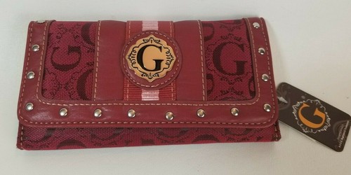 G Style Red Fashion Wallet NWT Checkbook Change Cards New Gift