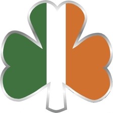 IRELAND SHAMROCK STICKER / DECAL