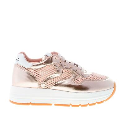 VOILE BLANCHE damen schuhe Pink napaleder und netzgewebe Maran Mesh sneaker