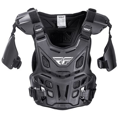 Fly Racing 2025 Motocross Revel Rost Schutz Offroad Ce Schwarz MX Gelände Enduro